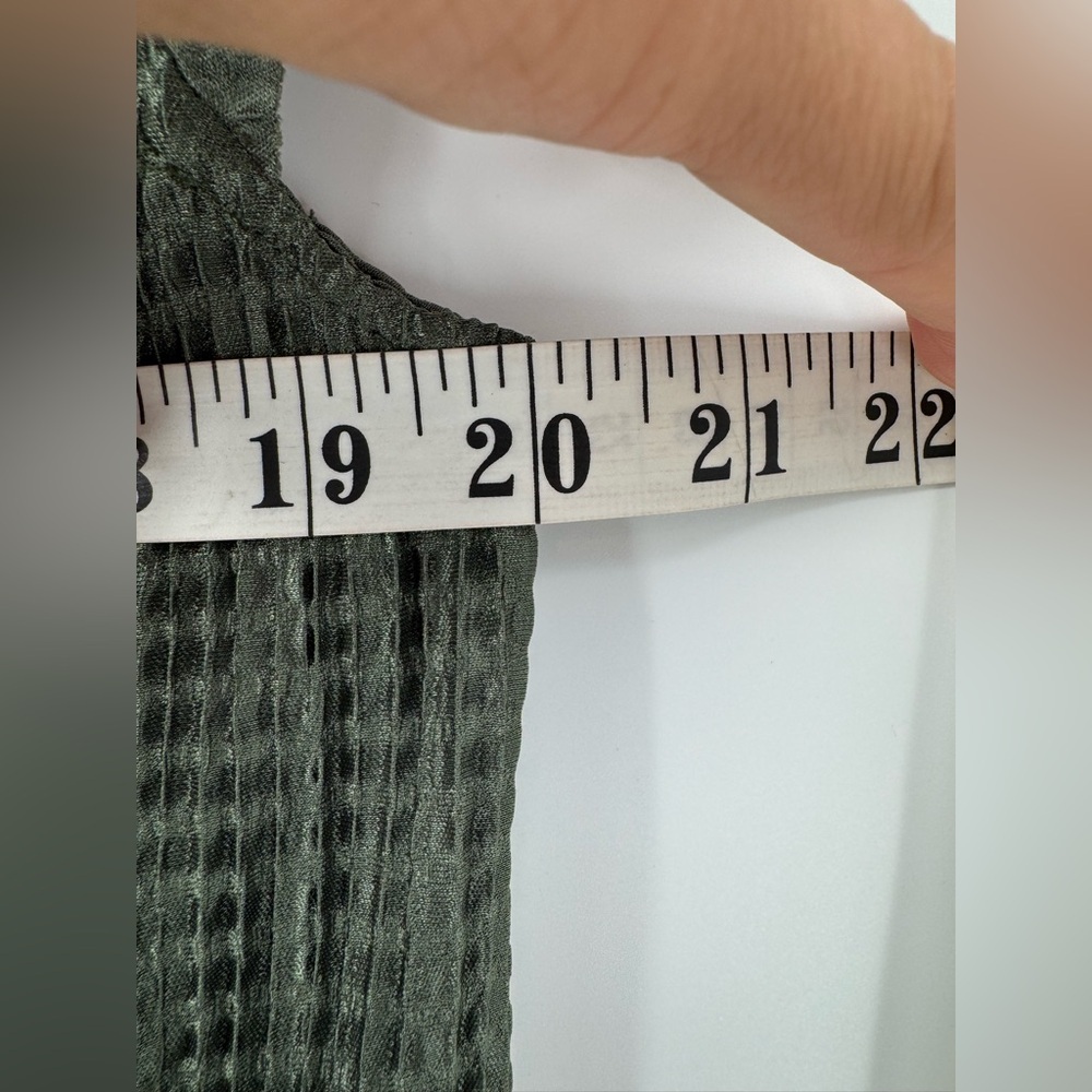 Sabina Musayev Anthropologie Textured Renaissance Green Maxi Dress Tie Closure - Picture 8 of 9